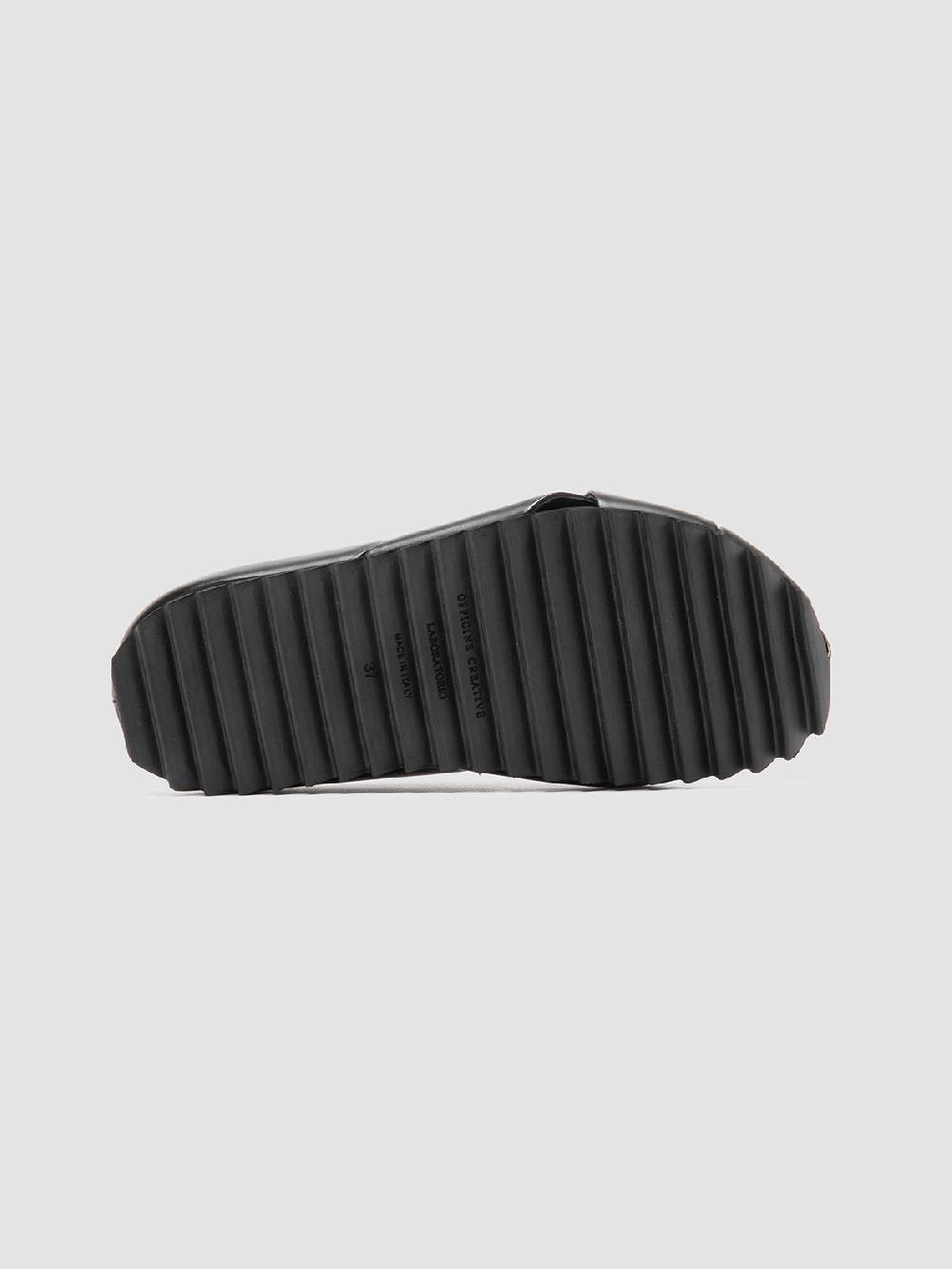 Officine Creative PELAGIE 018 Sandali Sabot in Pelle Nera Online