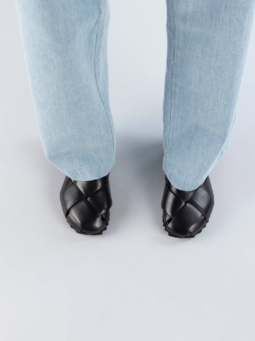 Officine Creative PELAGIE 018 Sandali Sabot in Pelle Nera Online