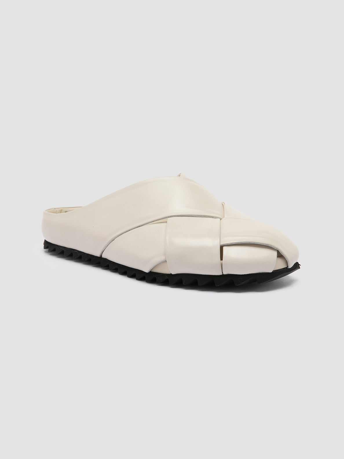 Officine Creative PELAGIE 018 Sandali Sabot in Pelle Bianca Outlet