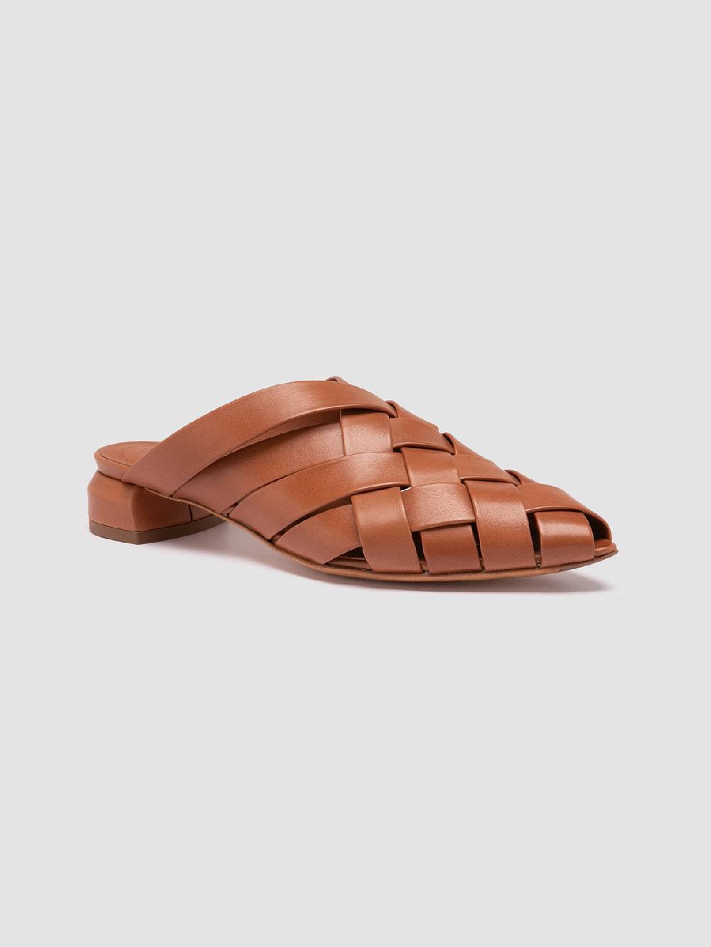 Officine Creative SAGE 105 Sandali Sabot in Pelle Marrone Saldi