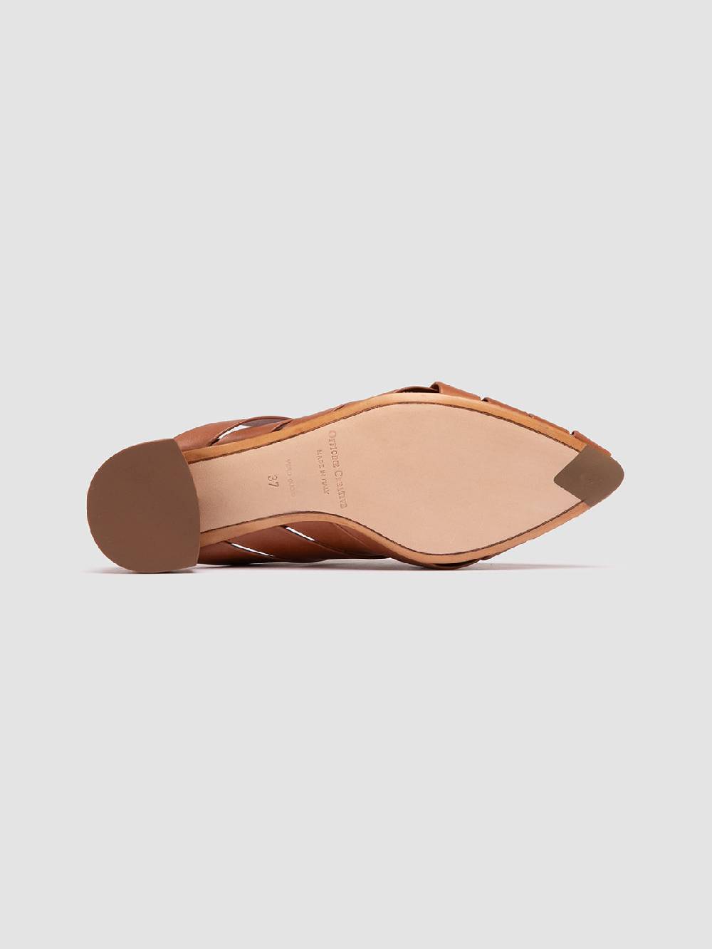 Officine Creative SAGE 105 Sandali Sabot in Pelle Marrone Saldi