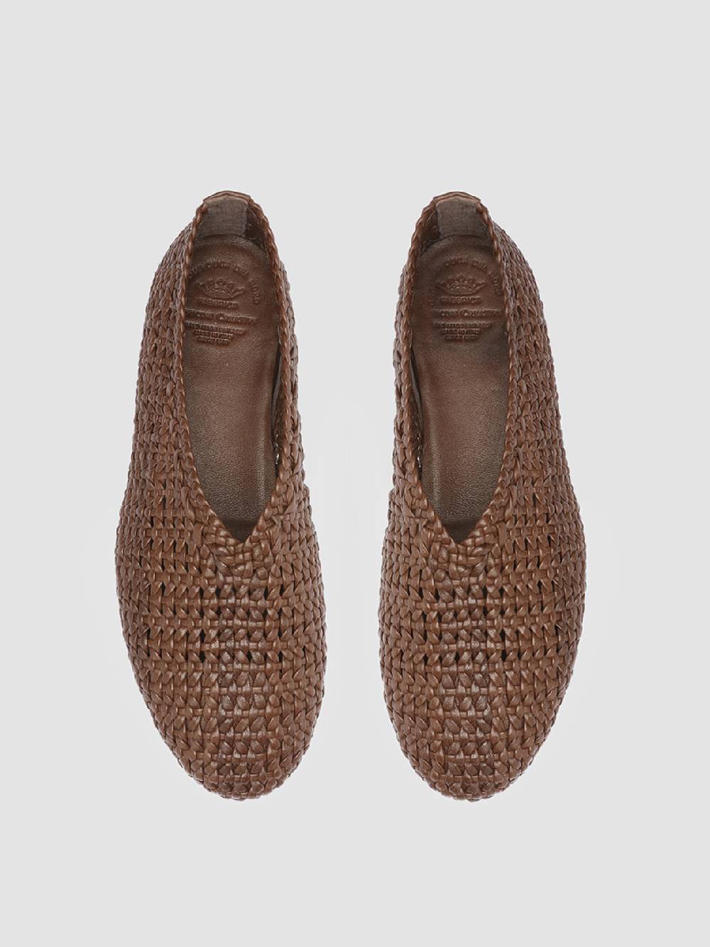 Officine Creative BESSIE 011 Mocassini in Pelle Marrone Promozione Limitata