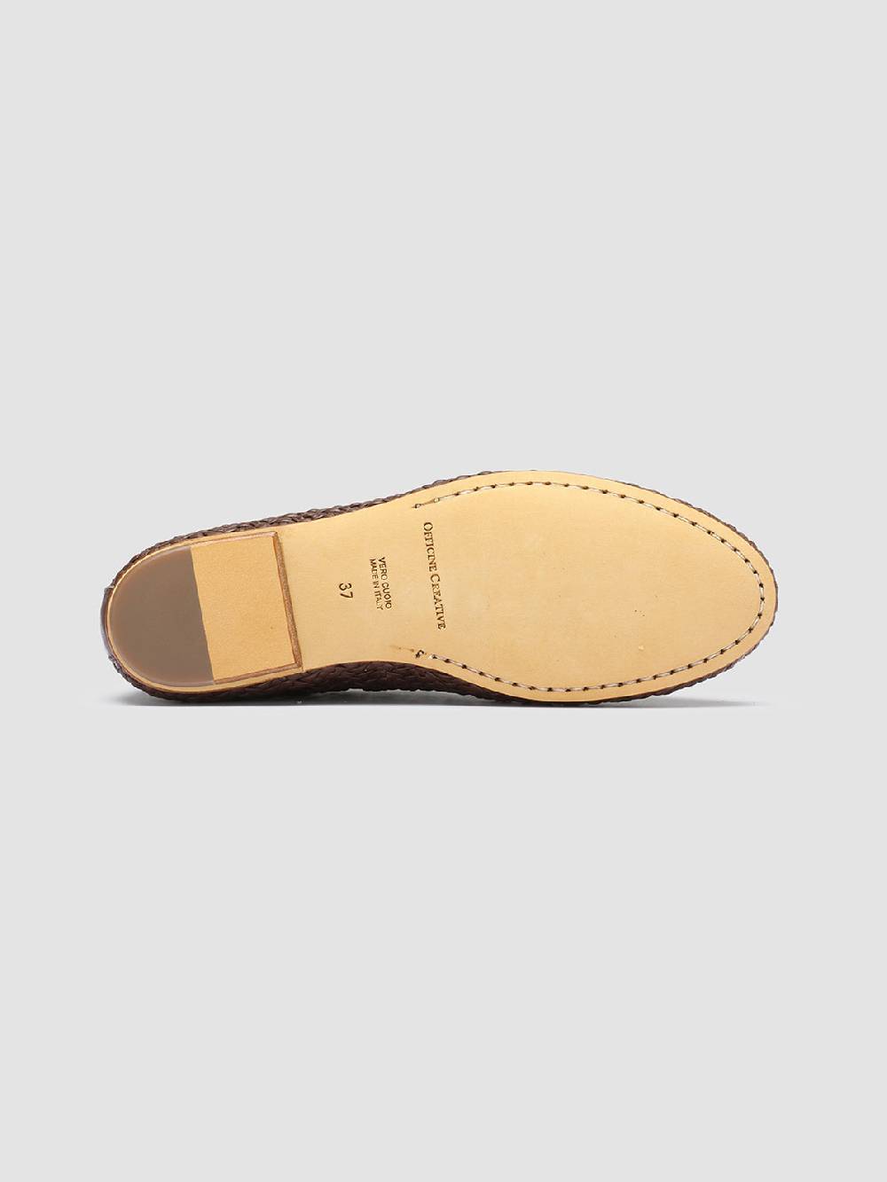 Officine Creative BESSIE 011 Mocassini in Pelle Marrone Promozione Limitata