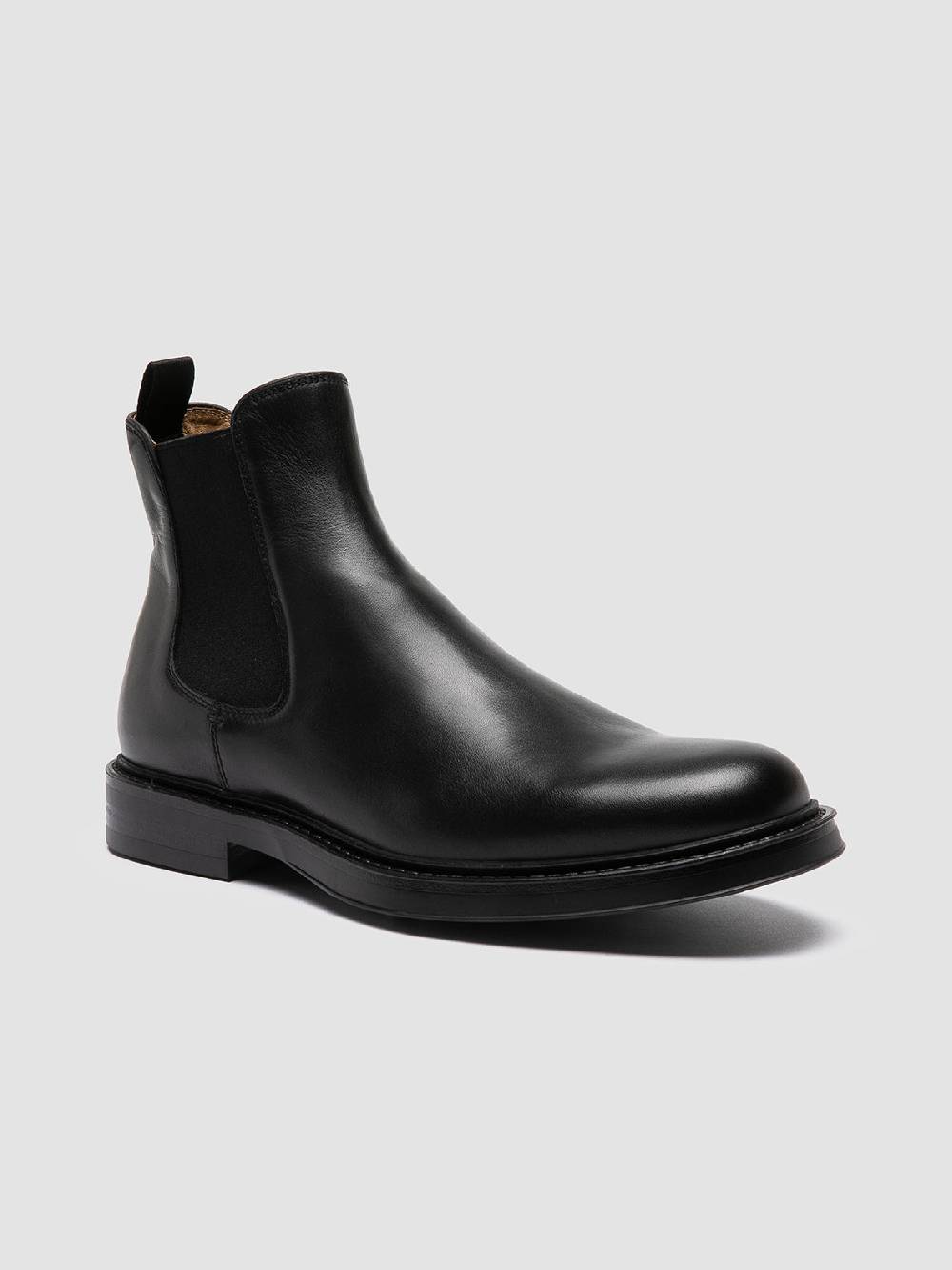 Officine Creative UNIFORM 005 Stivaletti Chelsea in Pelle Nera Vendite Flash