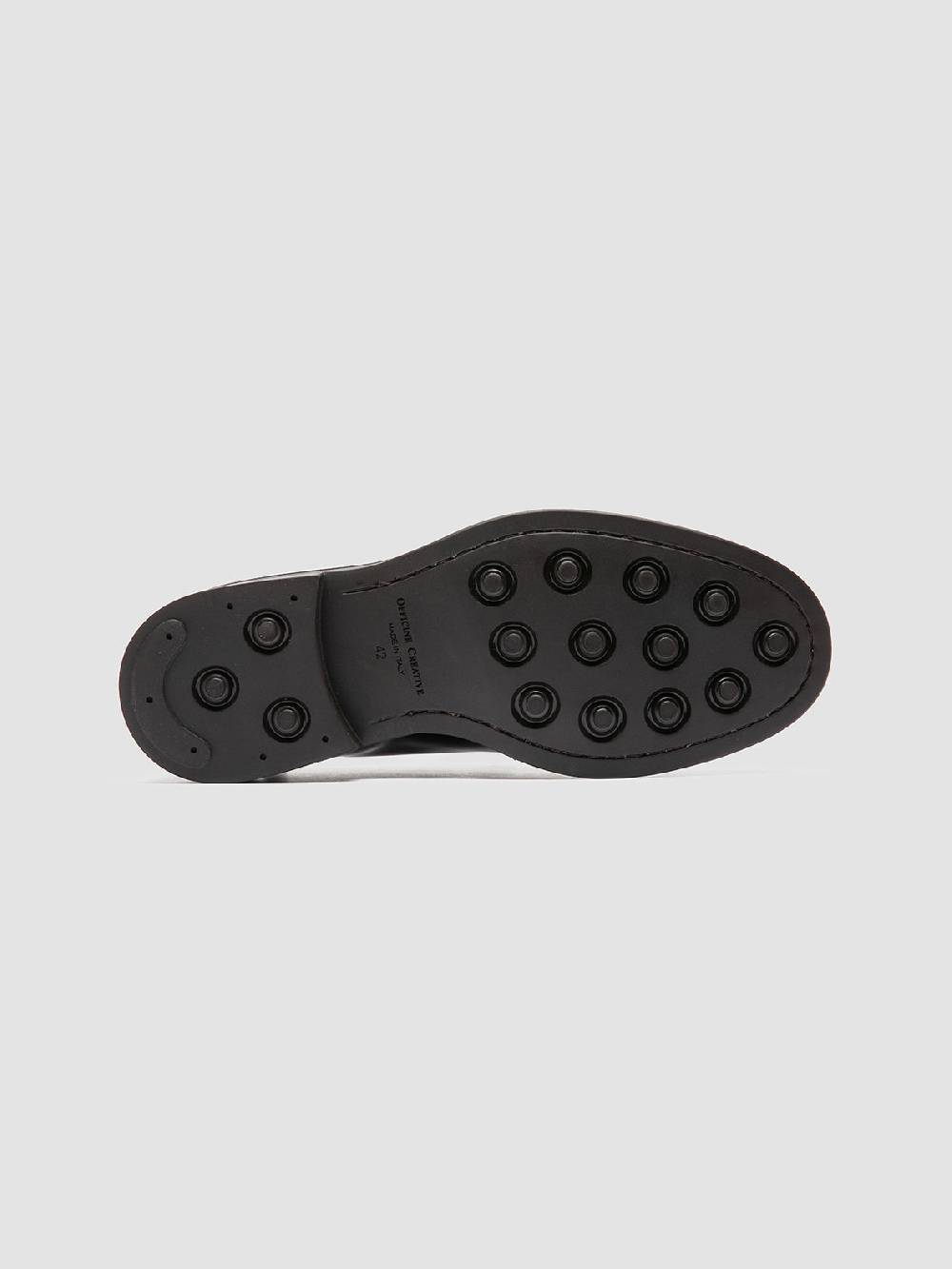 Officine Creative UNIFORM 005 Stivaletti Chelsea in Pelle Nera Vendite Flash