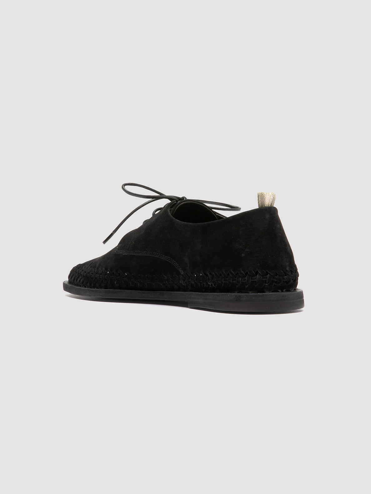 Officine Creative MILES 001 Black Suede derby shoes Presa