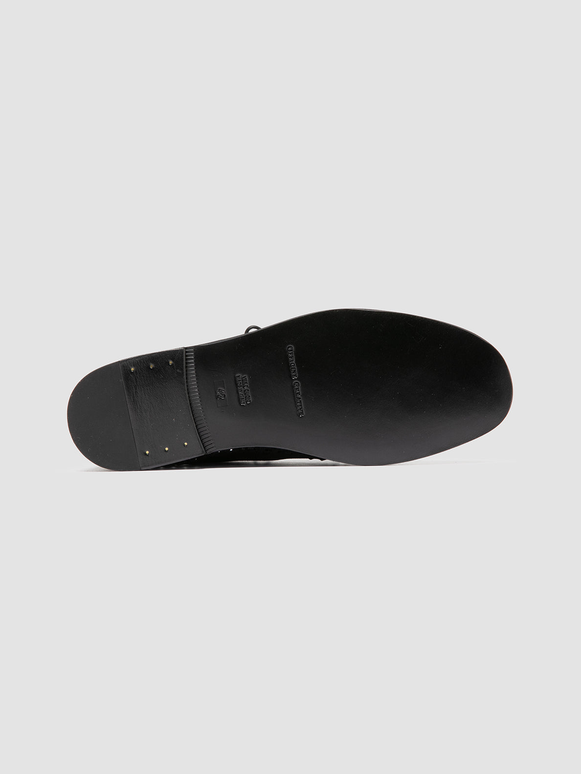 Officine Creative MILES 001 Black Suede derby shoes Presa
