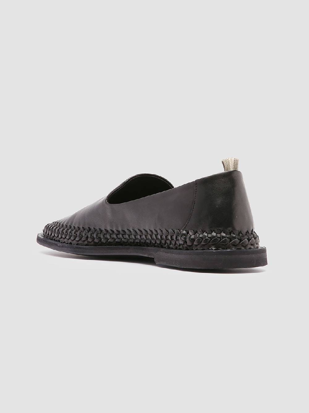 Officine Creative MILES 002 Mocassini in Nappa Nera Italia