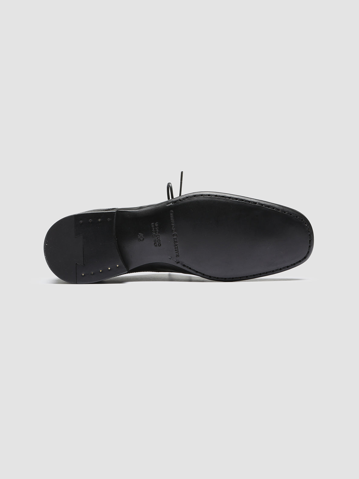 Officine Creative HARVEY 002 Black Leather Derby Shoes Offerta