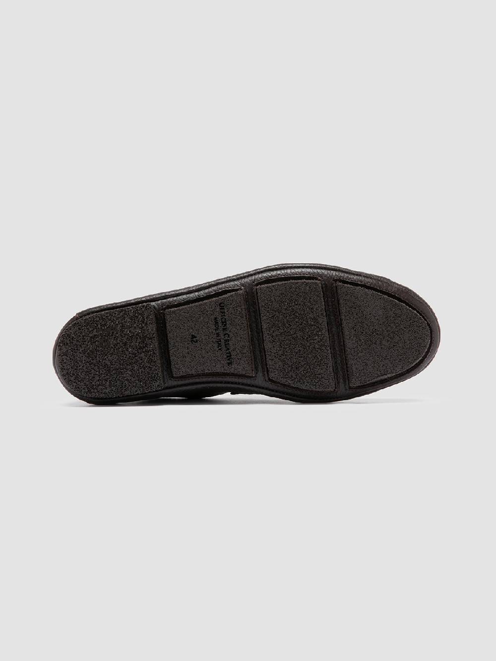 Officine Creative C-SIDE 001 Mocassini in Pelle Scamosciata Grigia In Linea