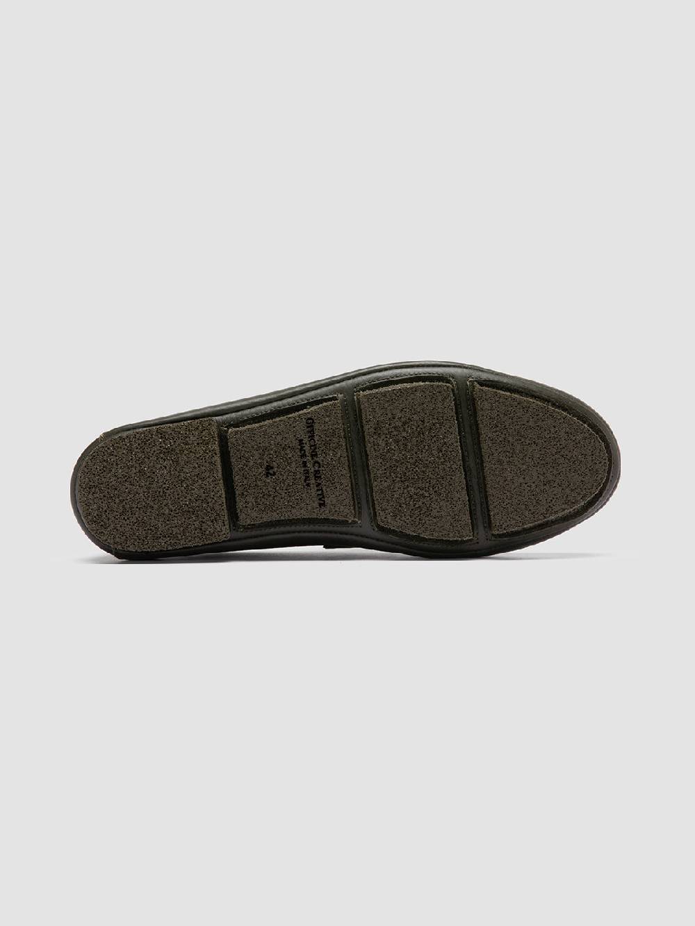 Officine Creative C-SIDE 001 Green Leather Loafers Online