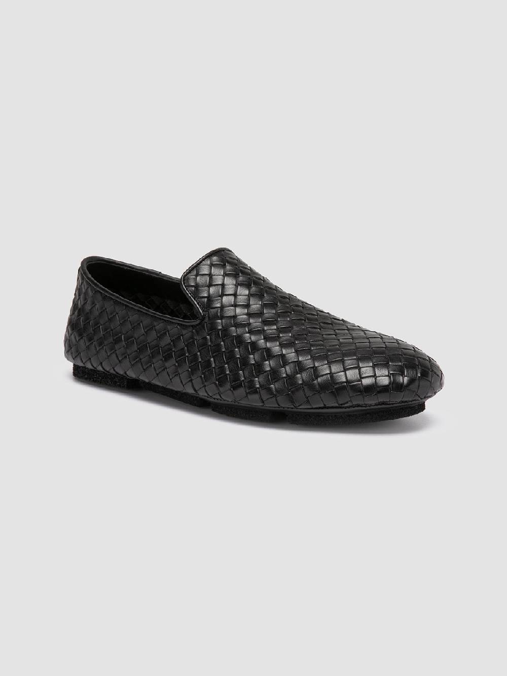 Officine Creative C-SIDE 002 Mocassini in Pelle Nera Qualità