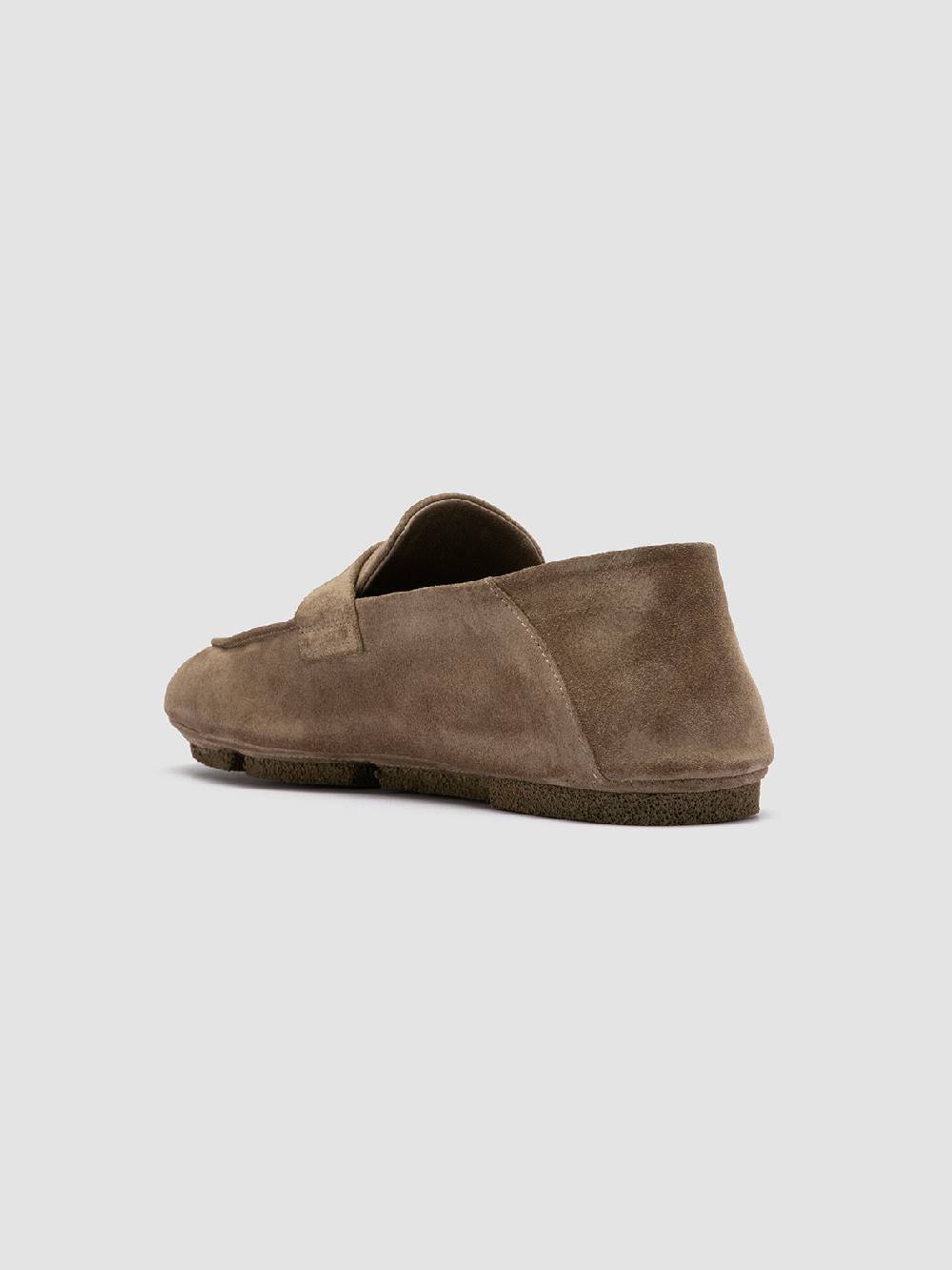 Officine Creative C-SIDE 001 Mocassini in Pelle Scamosciata Tortora Promozione