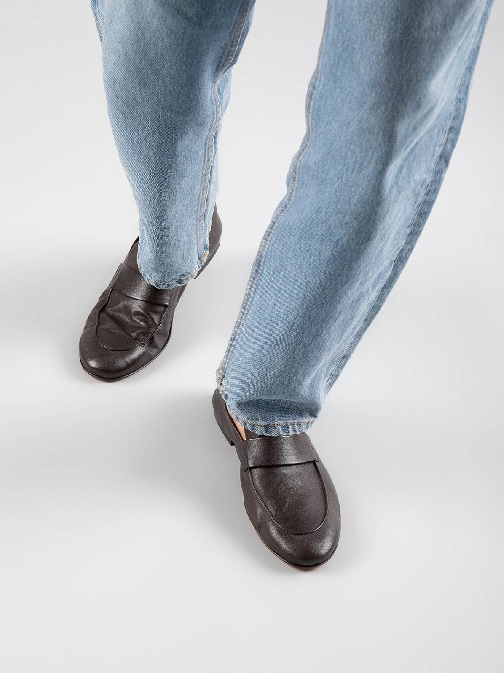 Officine Creative AIRTO 001 Mocassini Penny Loafer in Pelle Verde Offerte