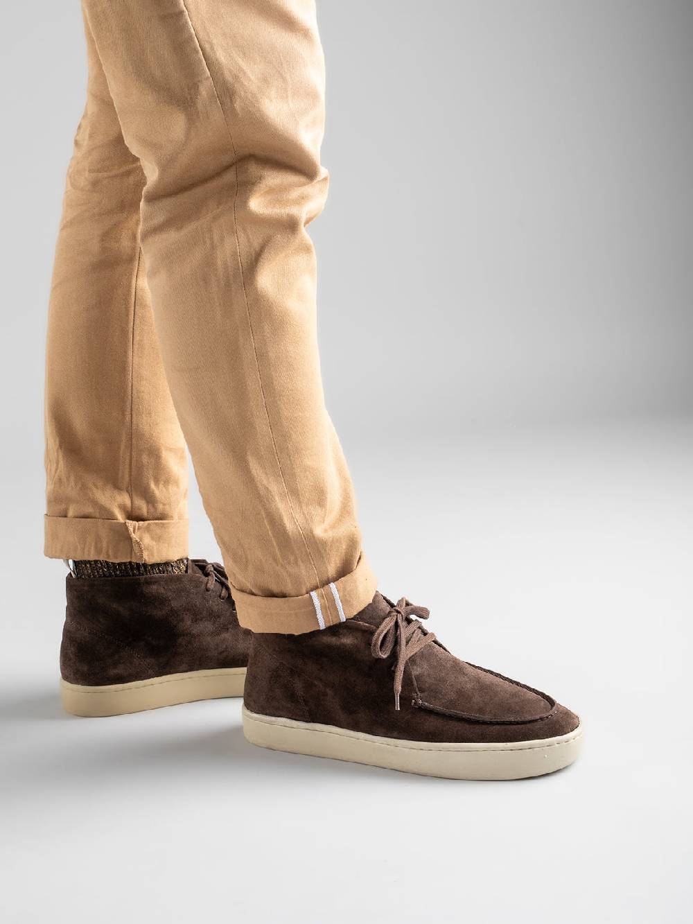 Officine Creative BUG 002 Stivali Chukka in Pelle Scamosciata Verde I Più Venduti
