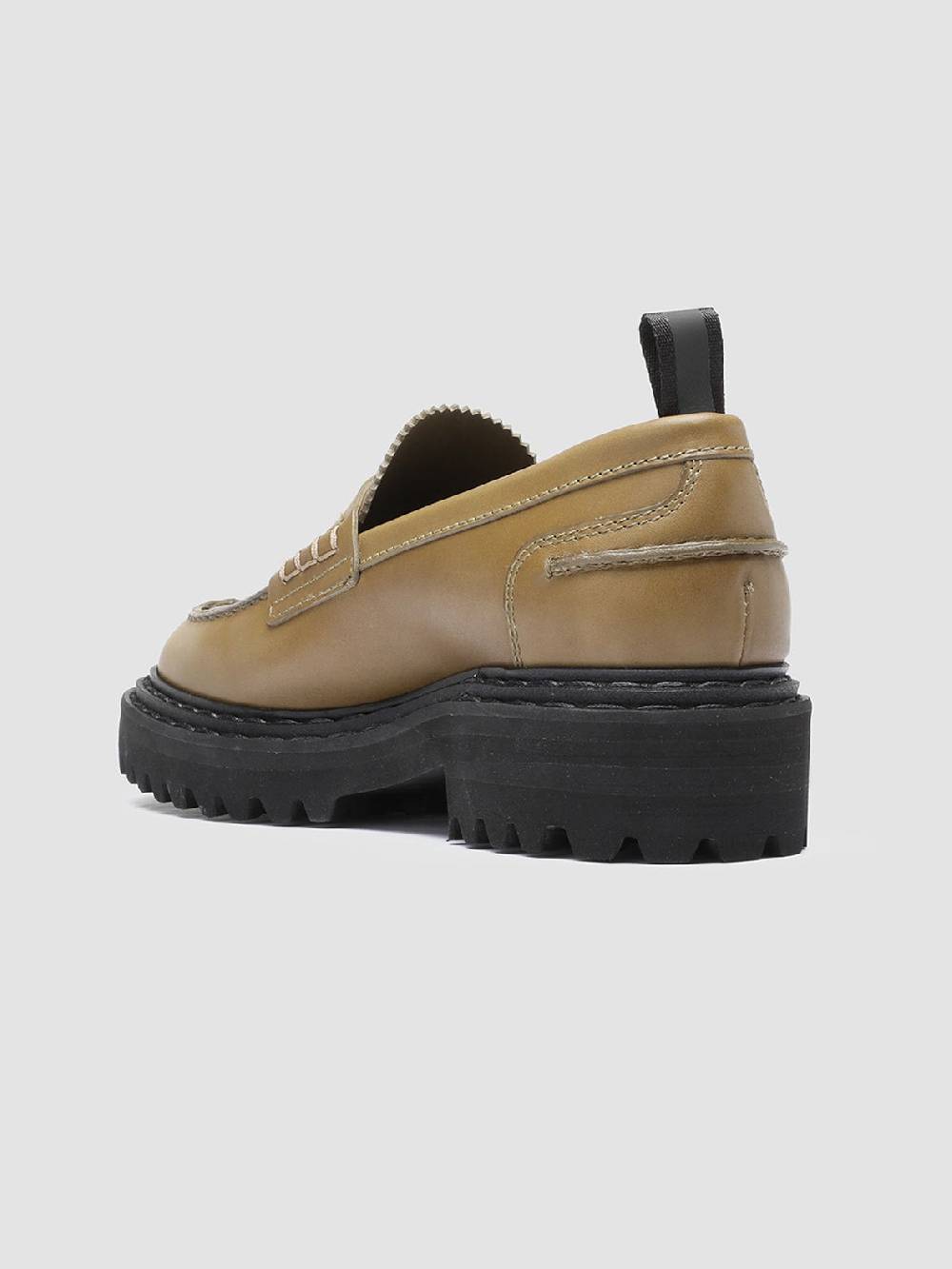 Officine Creative PROVENCE 023 Mocassini in Pelle Verde Shopping Online