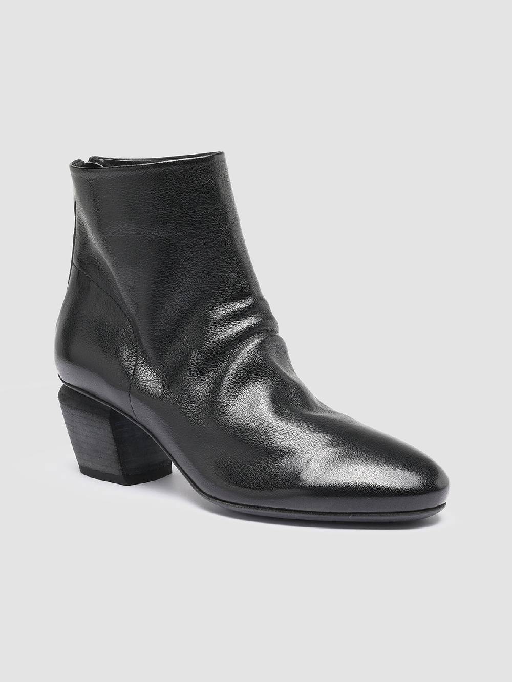Officine Creative BONNIE 001 Stivaletti in Pelle Nera Affare Del Giorno