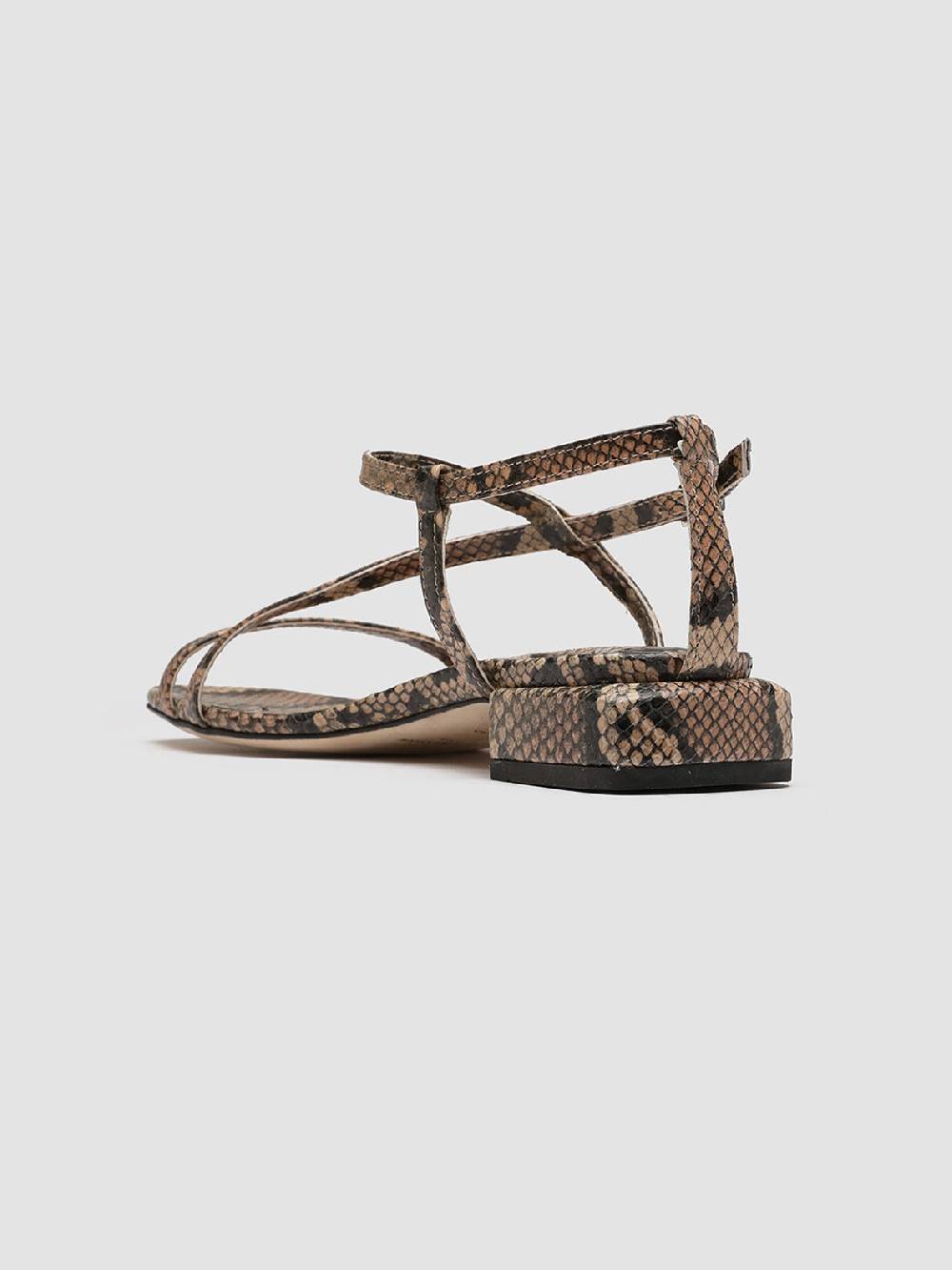Officine Creative GILLIAN 004 Sandali in Pelle Rosa Convenienza
