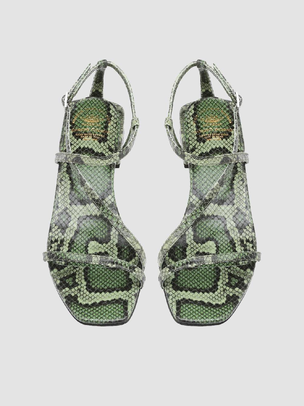 Officine Creative GILLIAN 004 Sandali in Pelle Verde Novità