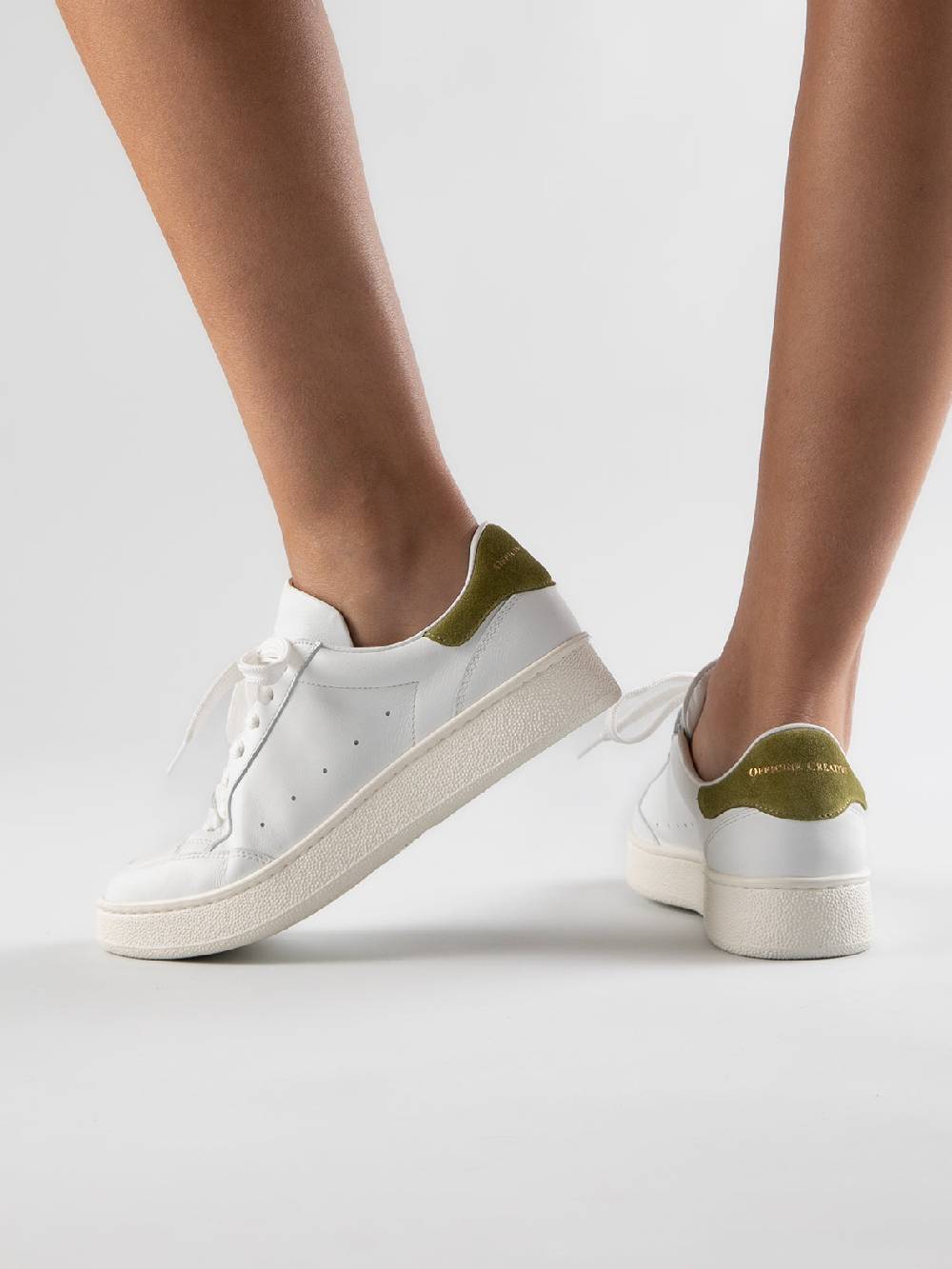 Officine Creative MOWER 109 Sneakers in Pelle Bianca Sconto