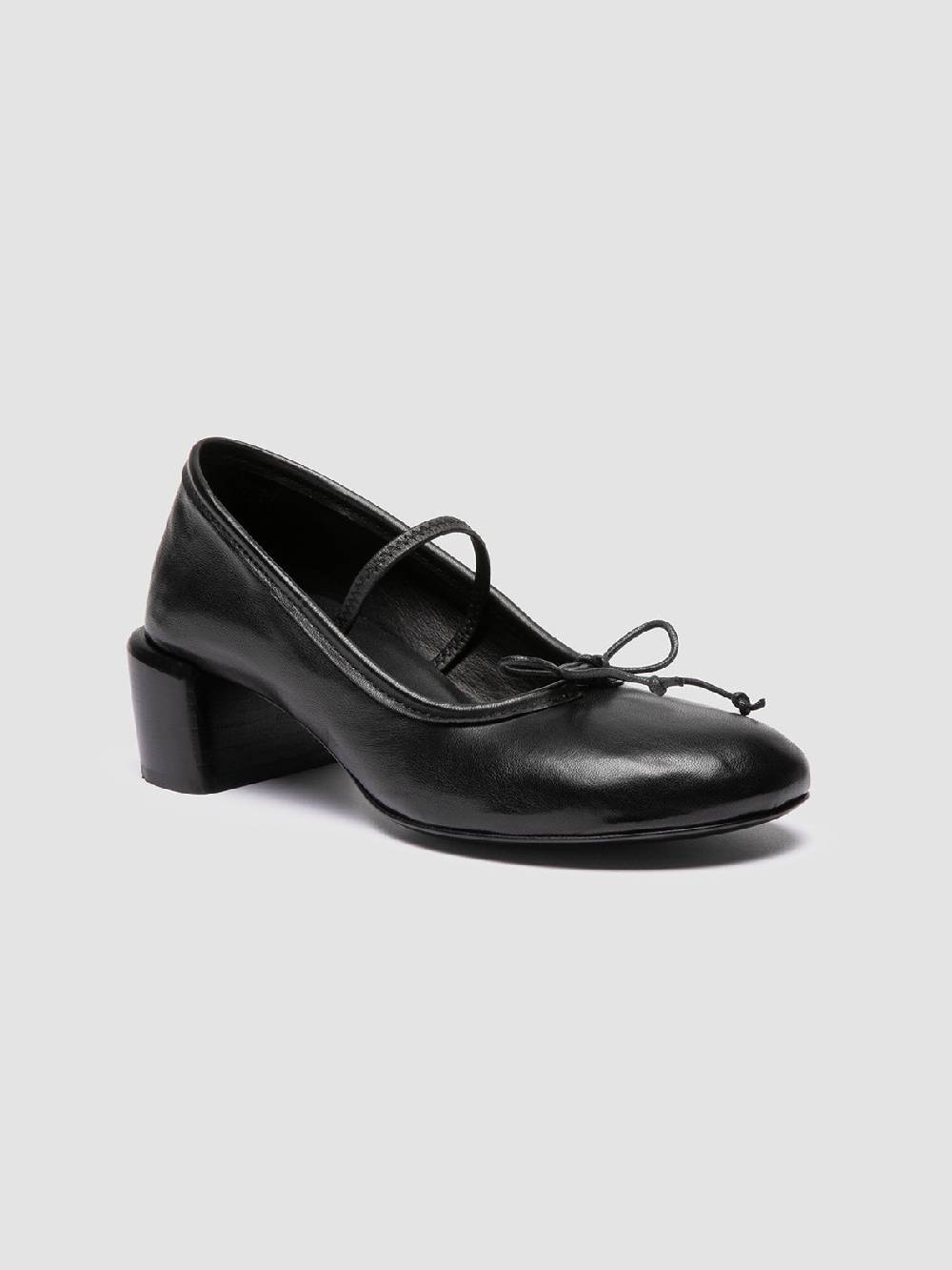 Officine Creative FLORE 001 Ballerine in Pelle Nera Economico