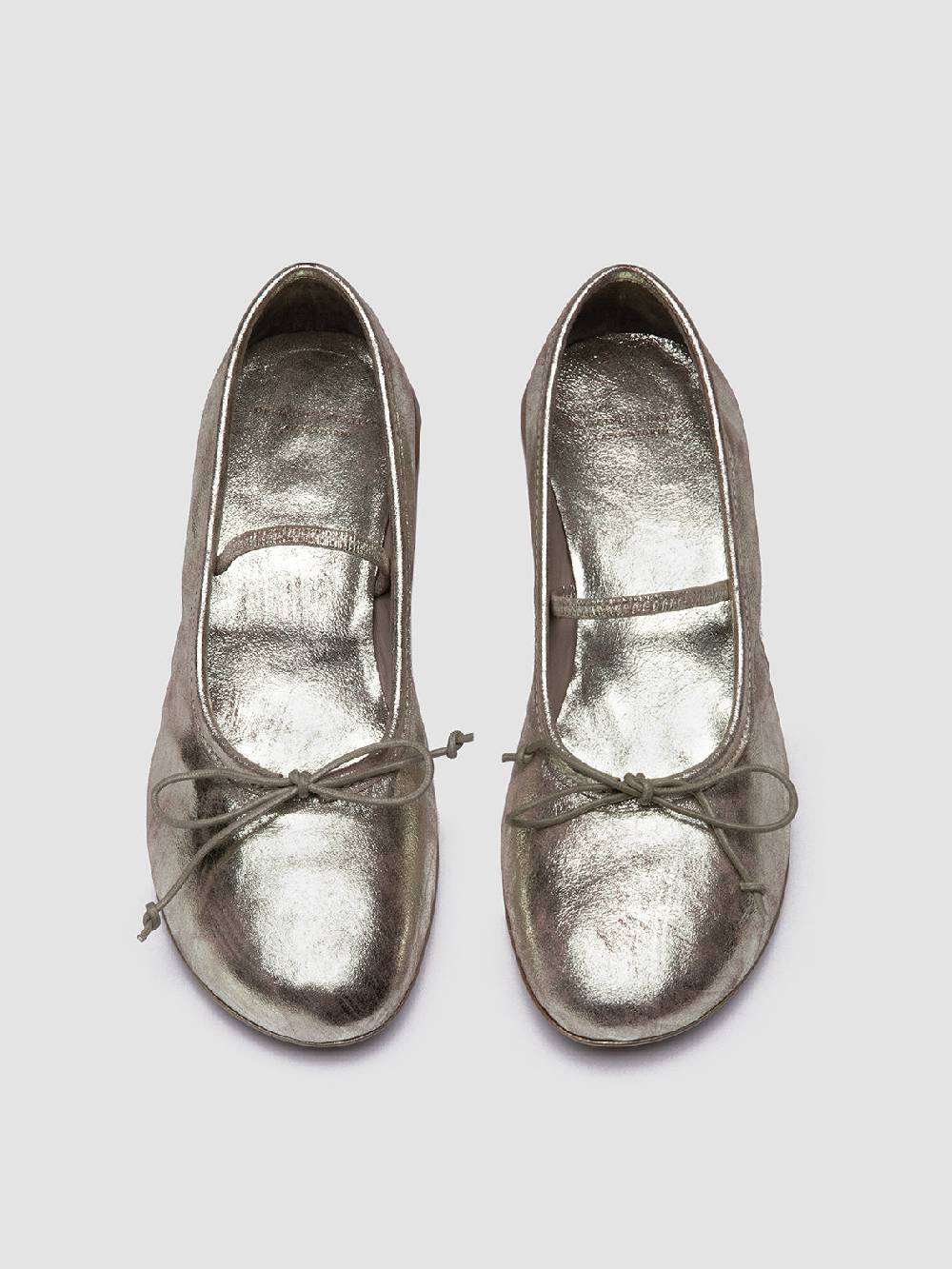 Officine Creative FLORE 001 Ballerine in Pelle Metallizzata Online