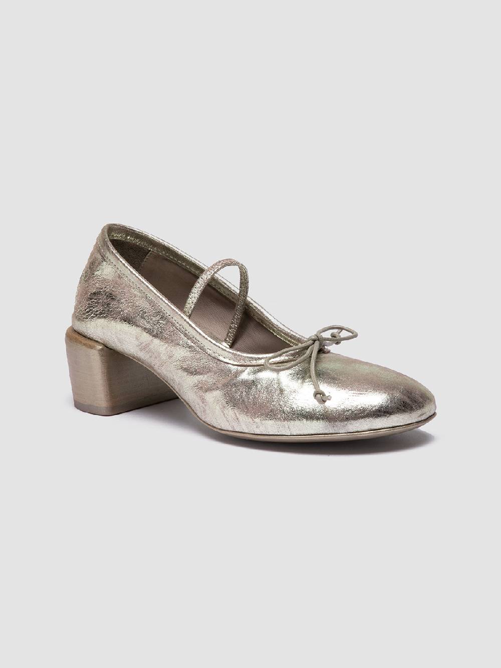 Officine Creative FLORE 001 Ballerine in Pelle Metallizzata Online