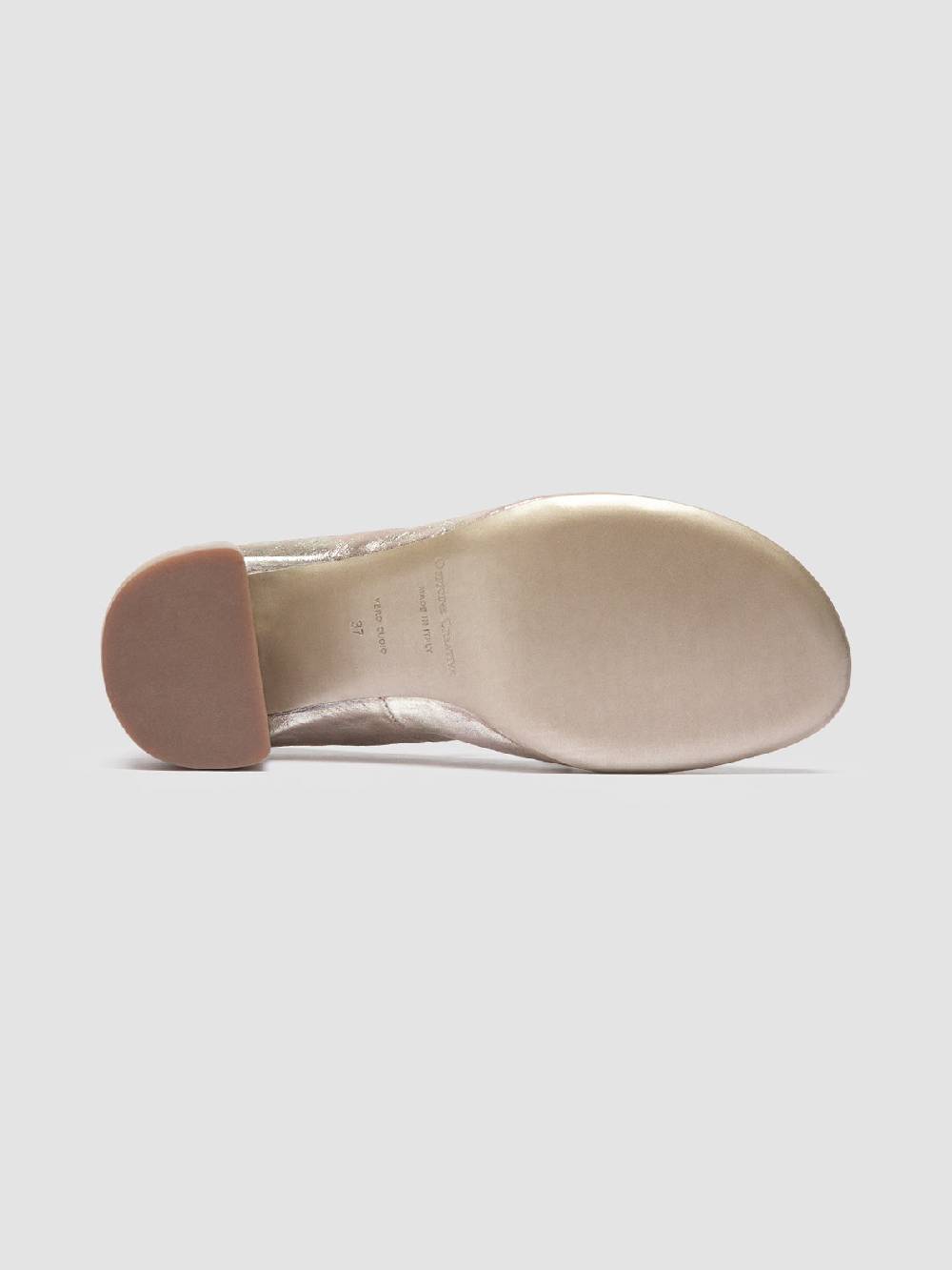Officine Creative FLORE 001 Ballerine in Pelle Metallizzata Online