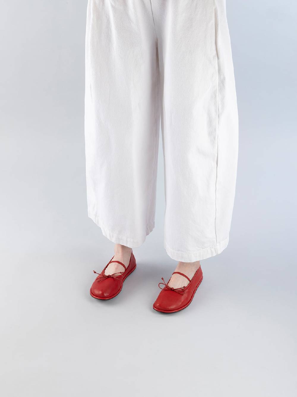 Officine Creative FONTAYNE 001 Ballerine in Pelle Rossa In Vendita