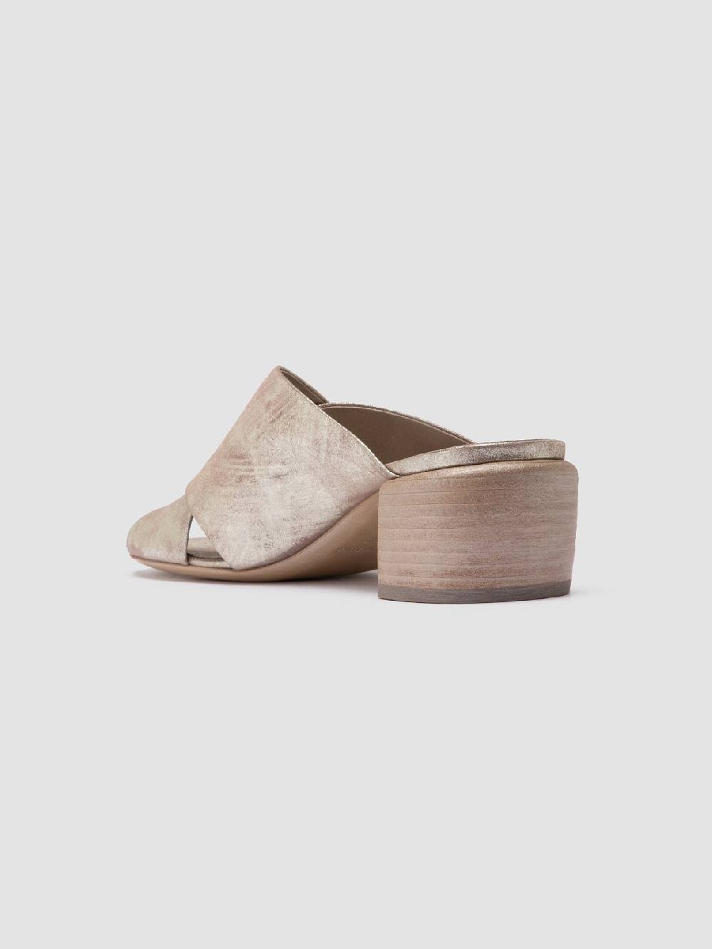 Officine Creative HADRY 007 Sandali Slide in Pelle Tortora Hotsell