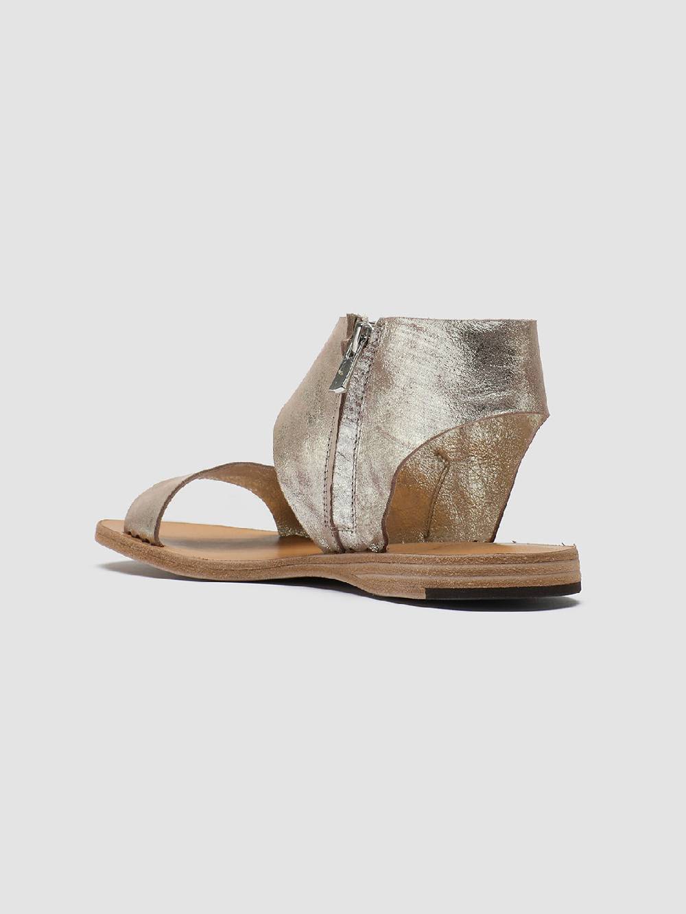Officine Creative ITACA 039 Sandali in Pelle Tortora Vendita Calda