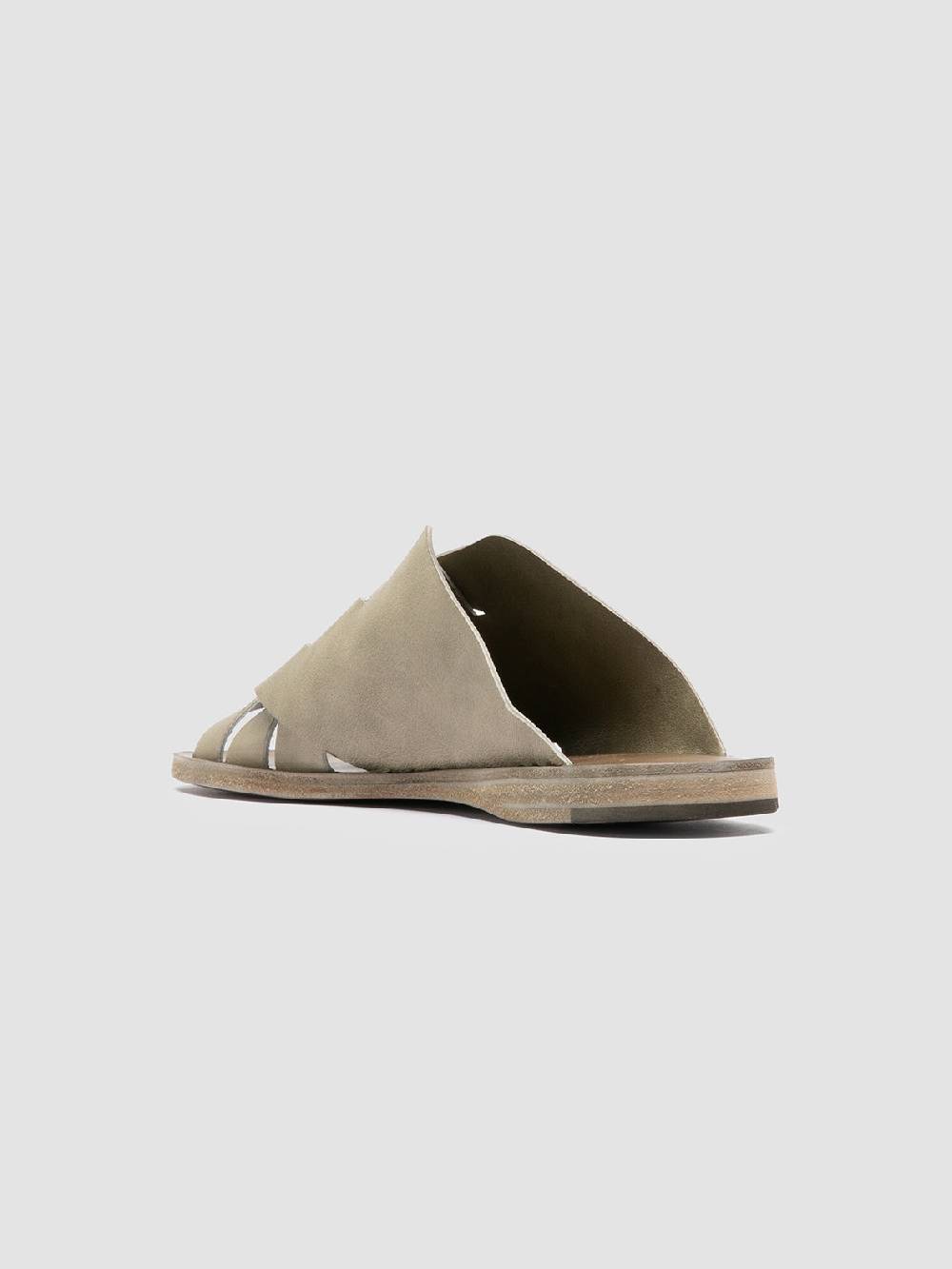 Officine Creative ITACA 049 Sandali Slide in Pelle Verde I Più Venduti