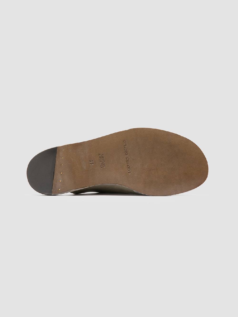 Officine Creative ITACA 049 Sandali Slide in Pelle Verde I Più Venduti