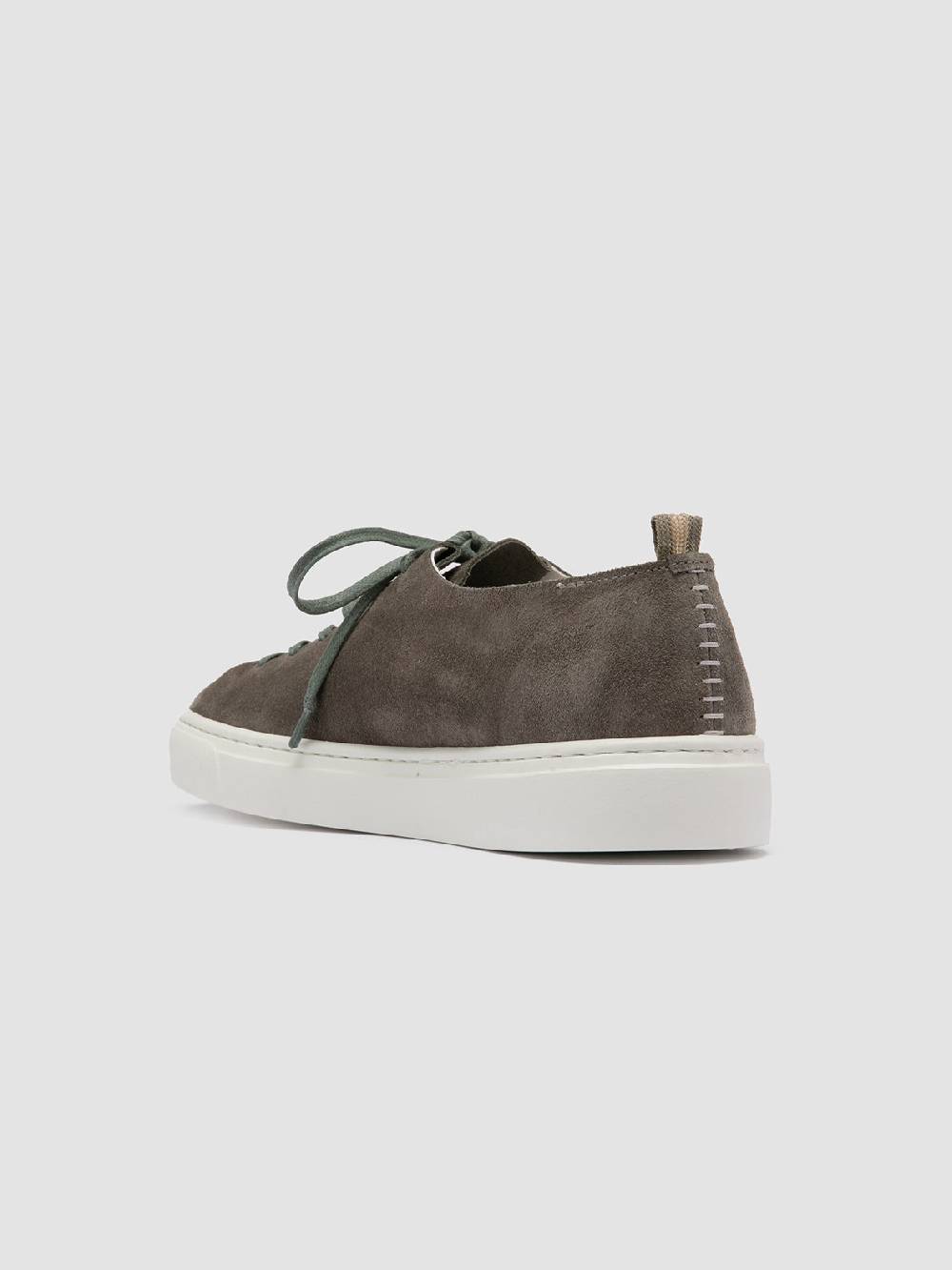 Officine Creative LEGGERA 100 Sneakers Basse in Pelle Scamosciata Verde Vendite Flash