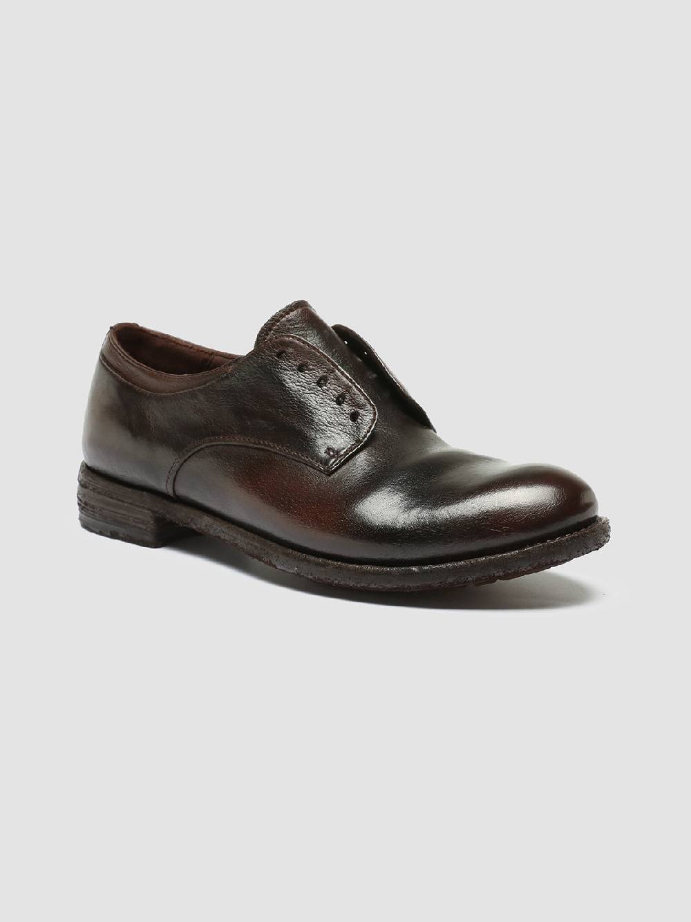 Officine Creative LEXIKON 012 Scarpe Derby in Pelle Marrone Latest fashion