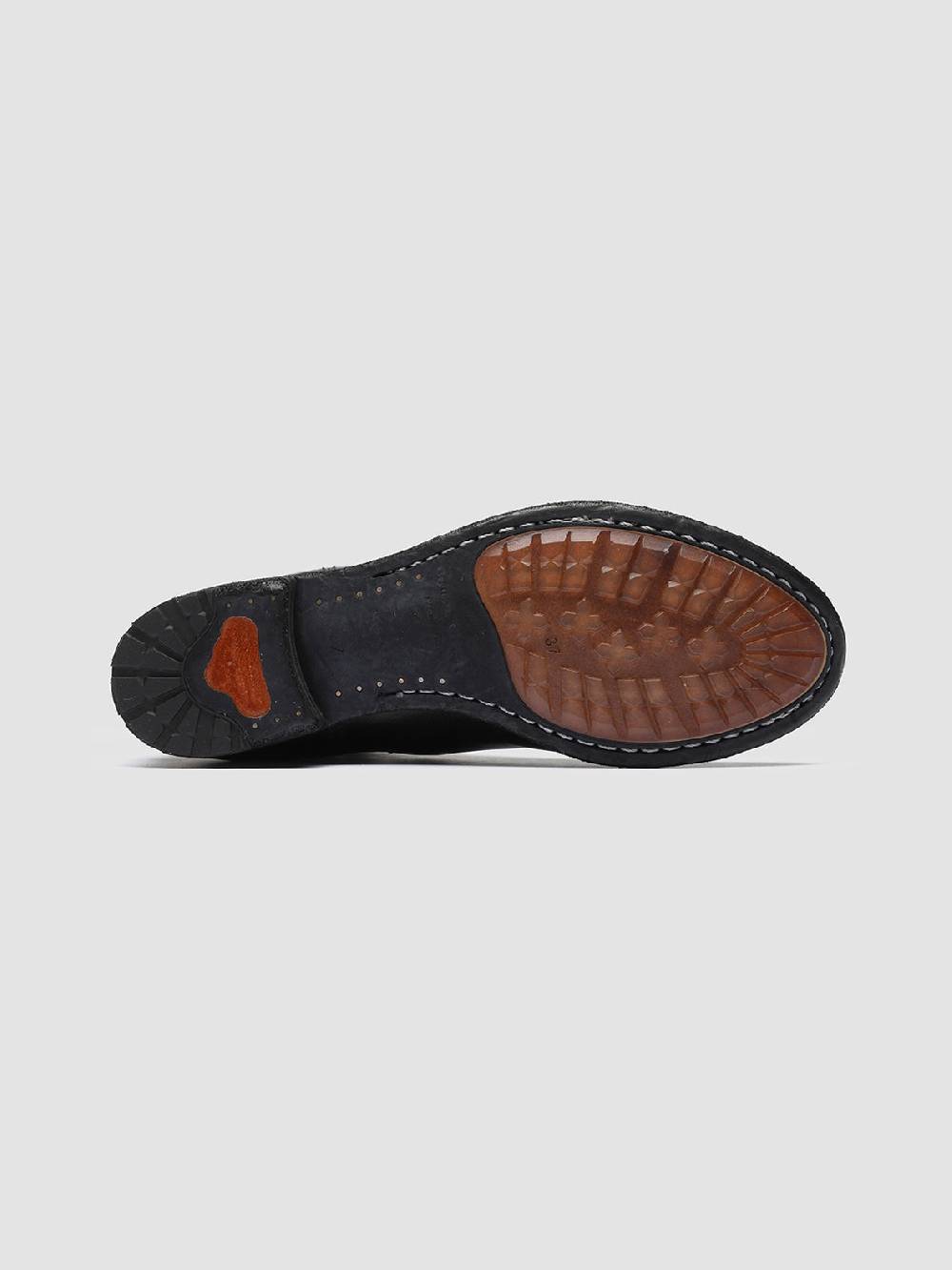 Officine Creative LEXIKON 073 Stivaletti Chelsea in Pelle Nera Italy