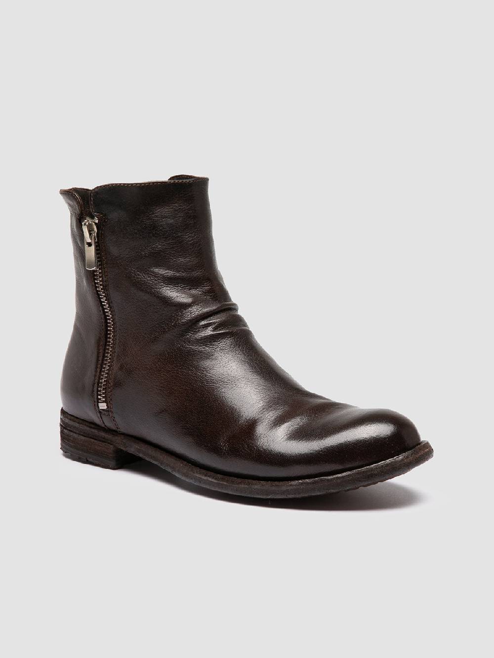 Officine Creative LEXIKON 097 Stivaletti in Pelle Marrone Lightning offer