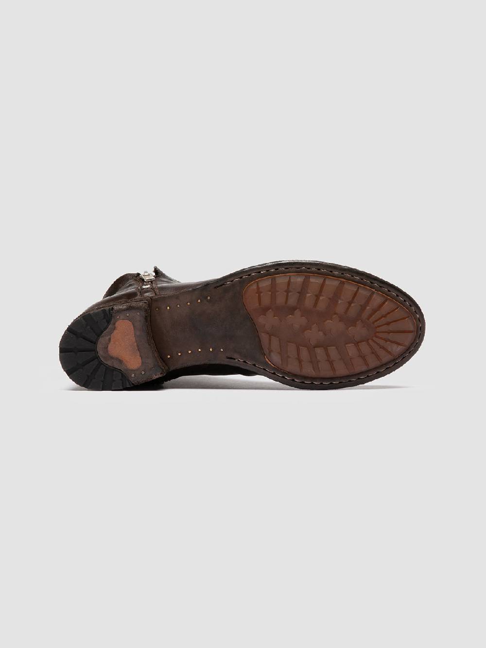 Officine Creative LEXIKON 097 Stivaletti in Pelle Marrone Lightning offer