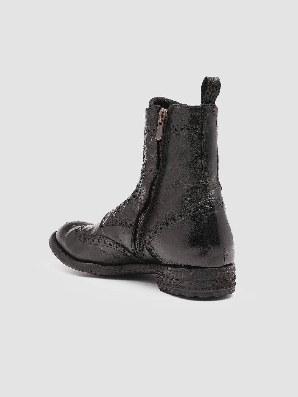 Officine Creative LEXIKON 131 Stivaletti in Pelle Nera Vendita