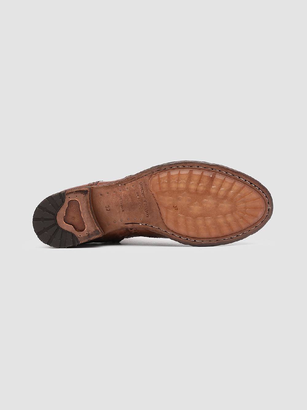 Officine Creative LEXIKON 131 Stivaletti in Pelle Marrone Offerte stagionali
