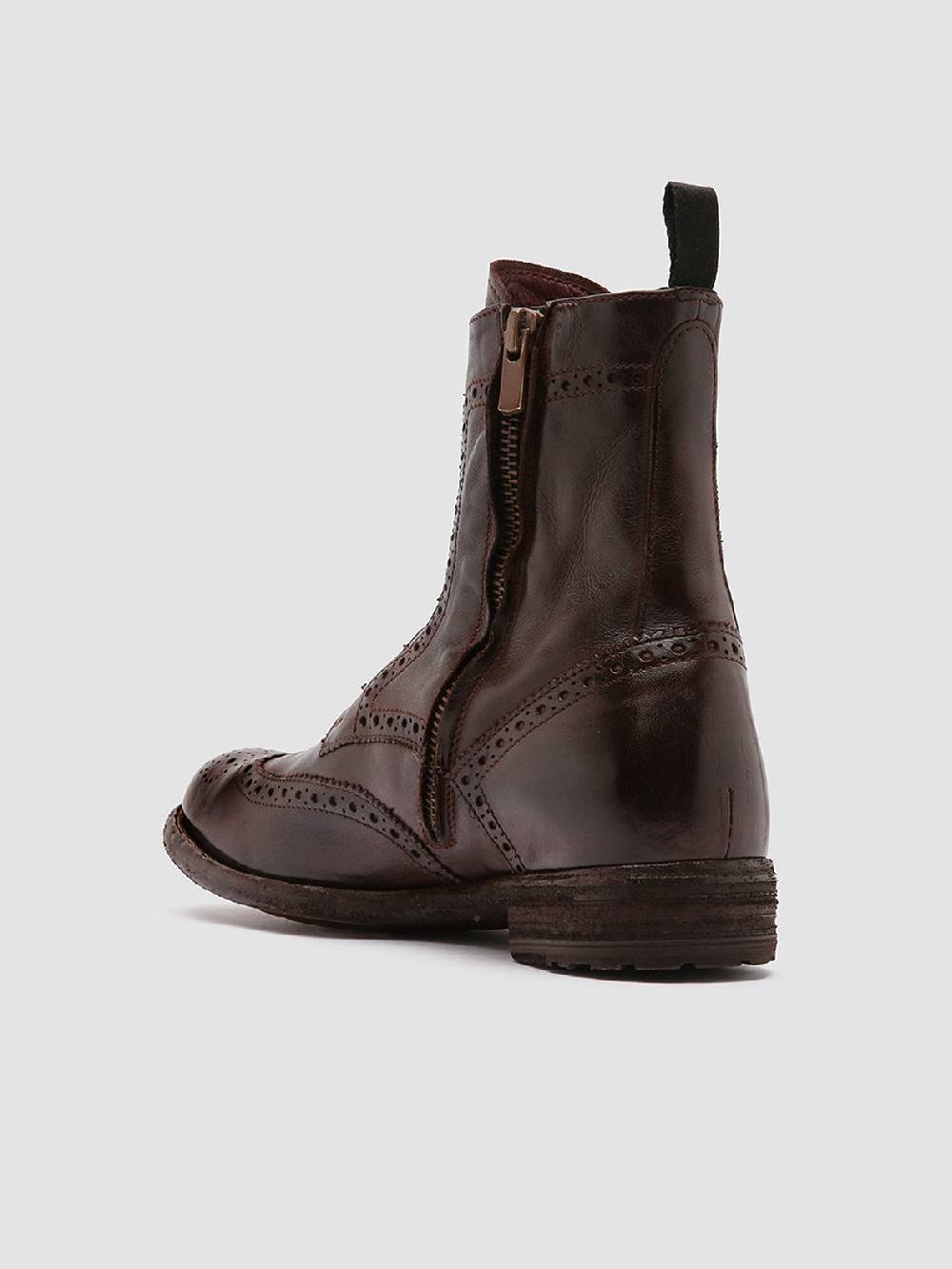 Officine Creative LEXIKON 131 Stivaletti in Pelle Marrone Liquidazione