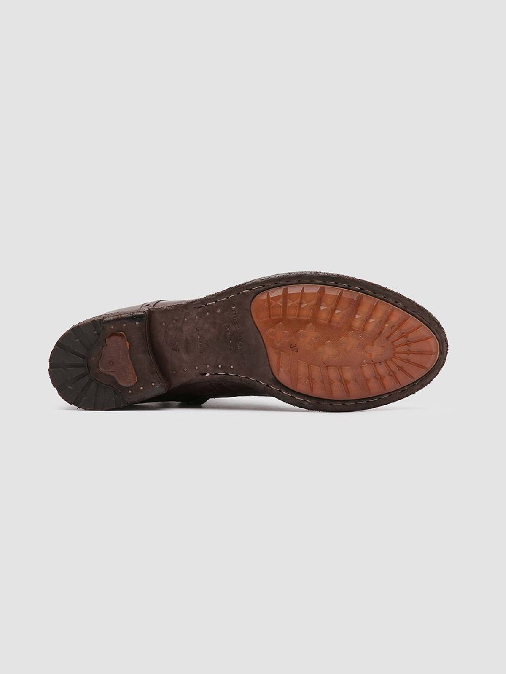 Officine Creative LEXIKON 131 Stivaletti in Pelle Marrone Liquidazione