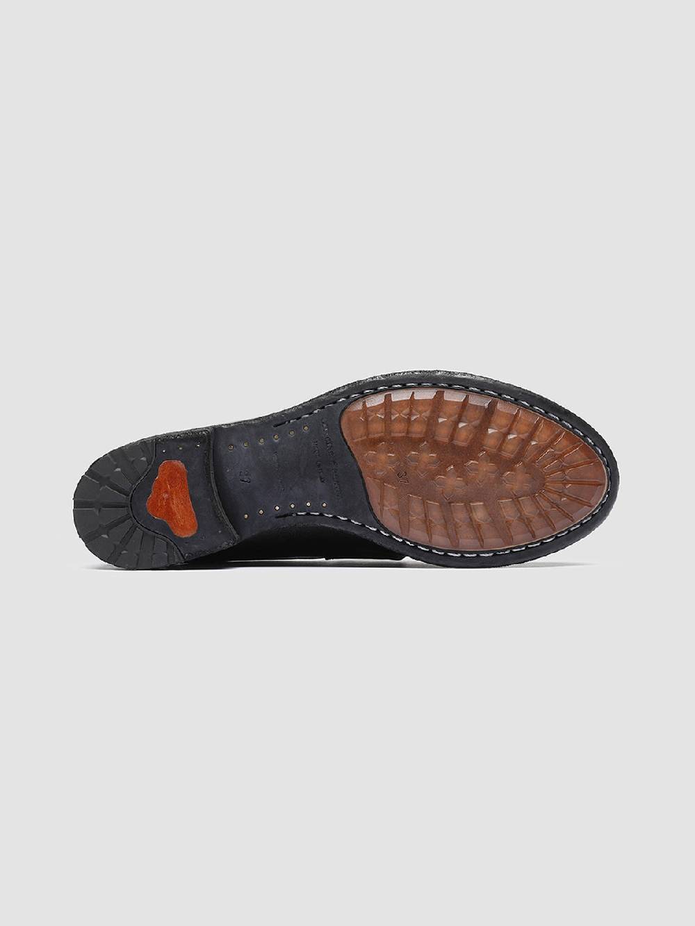 Officine Creative LEXIKON 140 Mocassini Penny Loafer in Pelle Nera Pezzi Unici