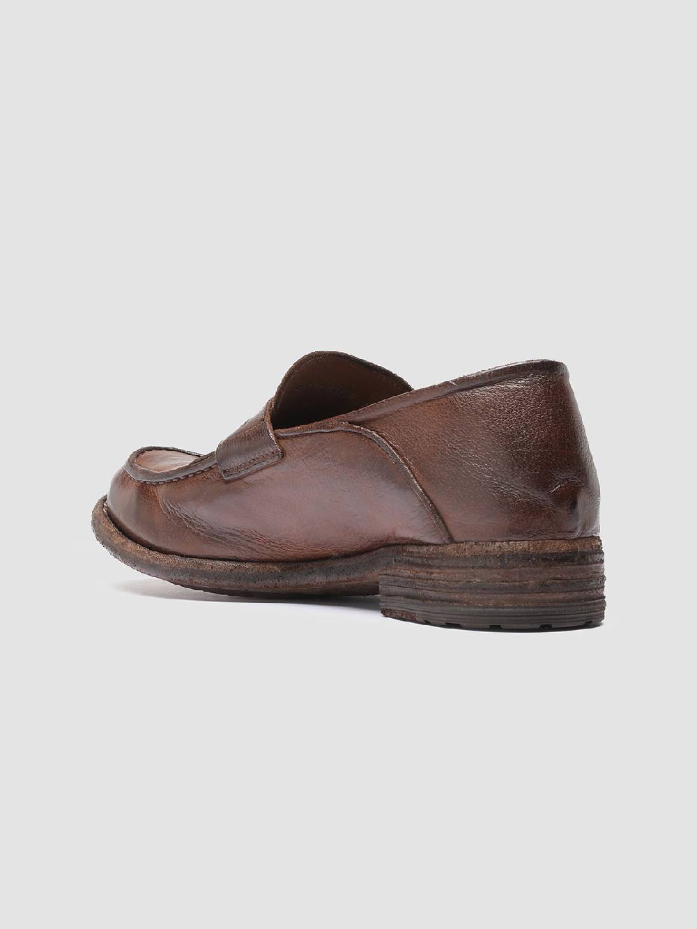 Officine Creative LEXIKON 140 Mocassini Penny Loafer in Pelle Marrone Soddisfazione Garantita