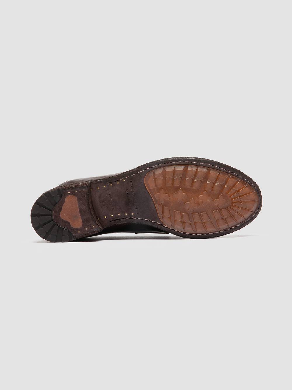 Officine Creative LEXIKON 140 Mocassini Penny Loafer in Pelle Marrone Offerte speciali
