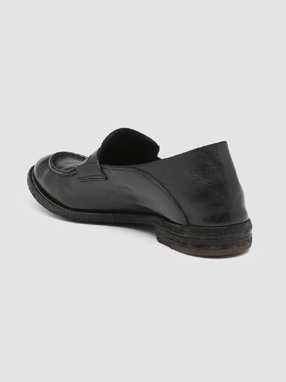 Officine Creative LEXIKON 516 Mocassini in Pelle Nera Negozi Online