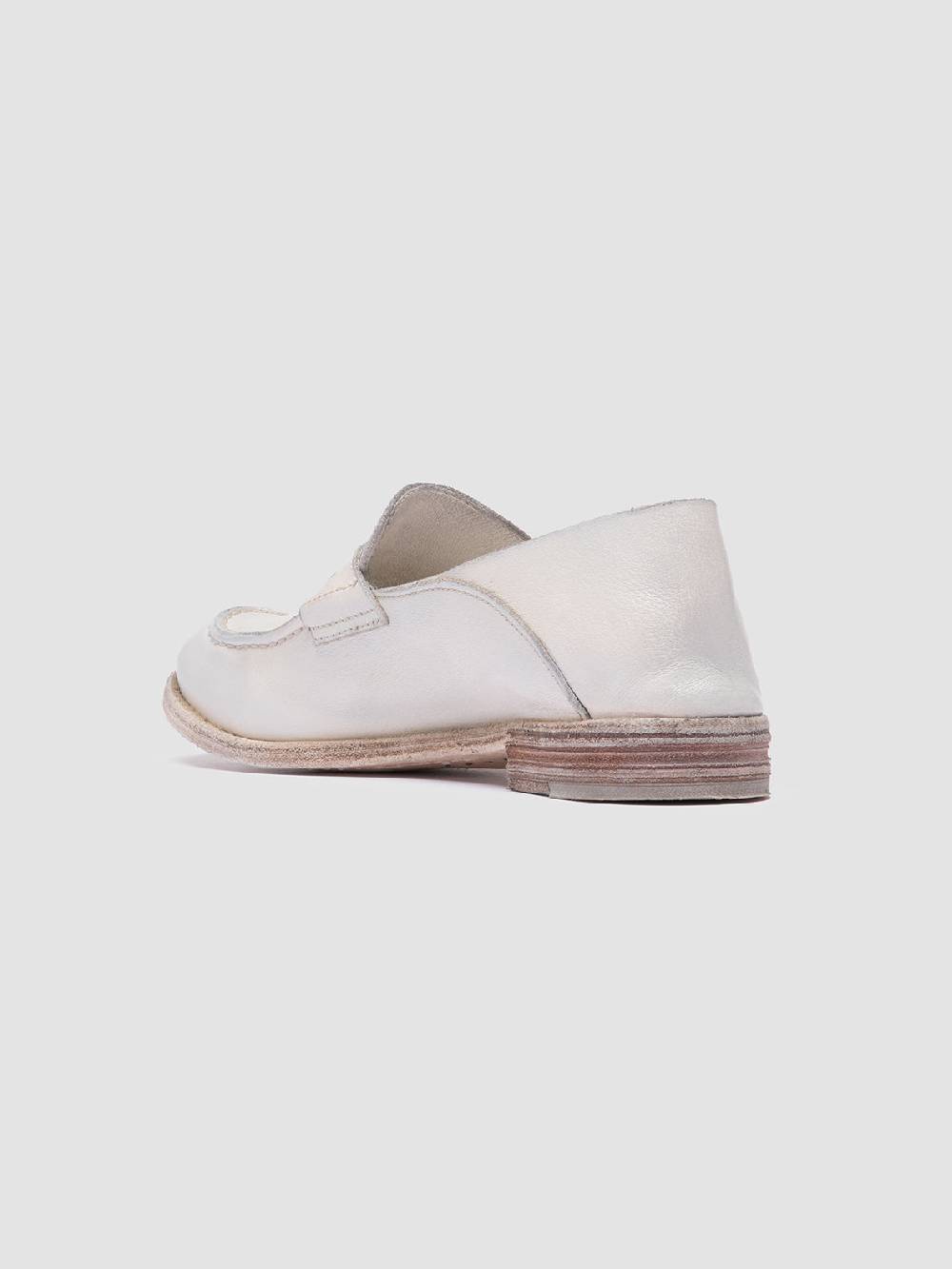 Officine Creative LEXIKON 516 White Leather Loafers Fino Al -60%