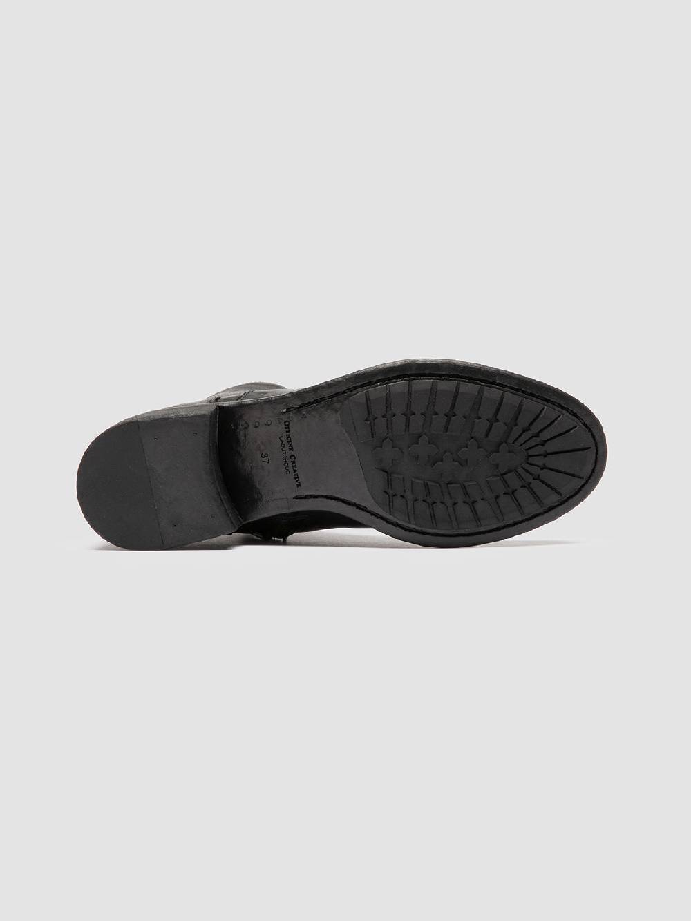 Officine Creative LIS 006 Stivali con Zip in Pelle Nera Discount Store per i nuovi prodotti