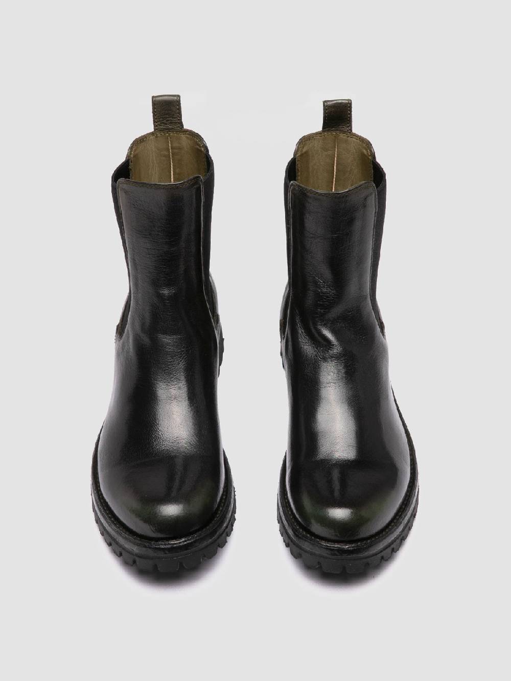 Officine Creative LORAINE 004 Stivaletti Chelsea in Pelle Nera Vendita Economica