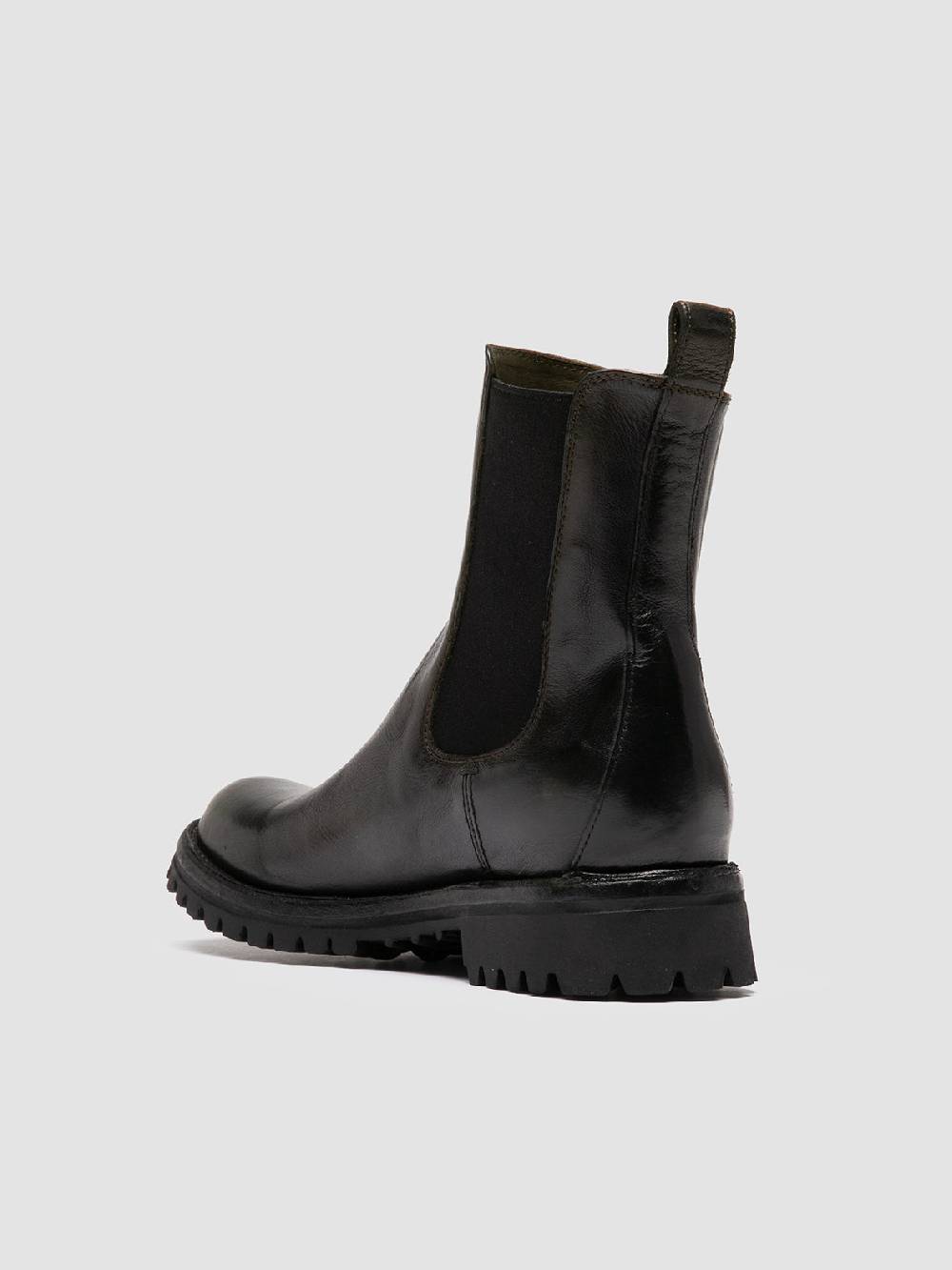 Officine Creative LORAINE 004 Stivaletti Chelsea in Pelle Nera Vendita Economica